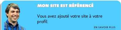 Le 07/01/12 : Site web renseigné