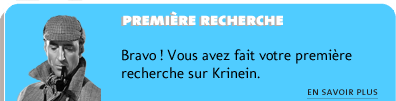Le 02/01/12 : Première recherche