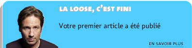 Le 30/12/11 : Premier article publié