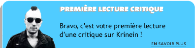 Le 30/12/11 : Première critique lue