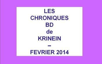 Les sorties BD de Février 2014 chroniquées par KRINEIN