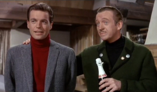 Robert Wagner et David Niven