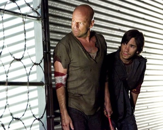 Bruce Willis et Justin Long