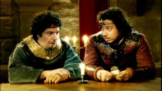 Léodagan (Lionnel Astier) et Arthur