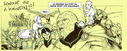 Krinein Sketchbook n°1 - Guerres Parallèles - Olivier et Stéphane Péru