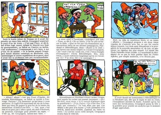 Extrait de la première planche