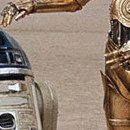 R2D2 (Kenny Baker) et C3PO (Anthony Daniels)