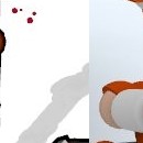 A gauche : sans shaders, à droite : avec