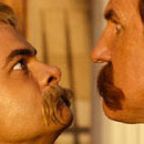 Astérix (Clovis Cornillac) et Obélix (Gérard Depardieu)