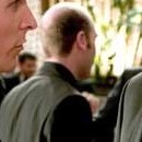 Bruce Wayne (Christian Bale) et Lucius Fox (Morgan Freeman)