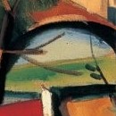 Village sur la rivière, 1915