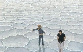 Clair-obscur dans la vallée de la lune