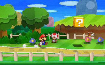 Paper Mario : Sticker Star - Test 3DS