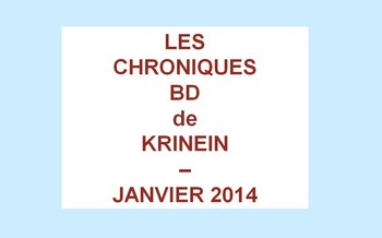 Les sorties BD de Janvier 2014 chroniquées par KRINEIN