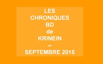 Les sorties BD de septembre 2015 chroniquées par KRINEIN