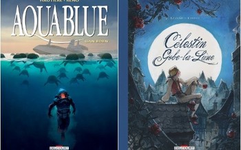 Delcourt : Célestin Gobe-la-Lune, Aquablue T15