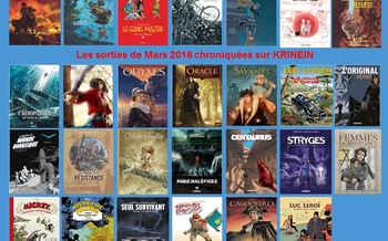 Les sorties BD de mars 2016 chroniquées par KRINEIN