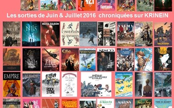 Les sorties BD de juin et juillet 2016 chroniquées par KRINEIN