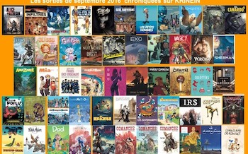 Les sorties BD de septembre 2016 chroniquées par KRINEIN