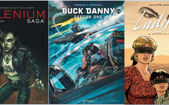 Dupuis : Millenium saga T1, Buck Danny T55, Lady S T12