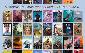 Les sorties BD de janvier 2017 chroniquées par KRINEIN