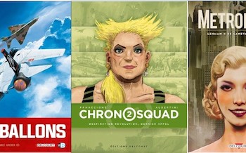 Delcourt : Chronosquad T2, Luftballons T1, Metropolis T4