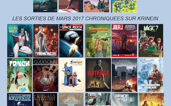 Les sorties BD de mars 2017 chroniquées par KRINEIN