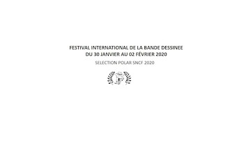FIBD - Angoulême 2020 : Sélection polar