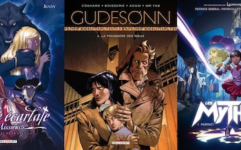 Delcourt : Rose écarlate-missions T6, Gudesonn T2, Les Mythics T2