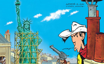 Lucky Luke (les nouvelles aventures de ) - Tome 8 : Un cow-boy à Paris 
