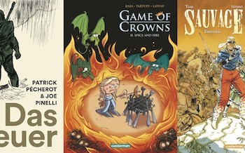 Casterman : Das feuer, Game of crowns T2, Sauvage T4