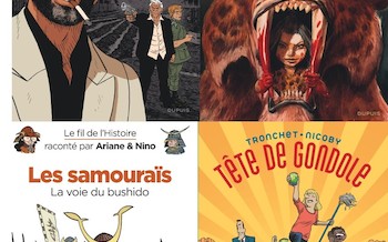 Dupuis : Le dernier Atlas, Avant T1, Le fil de l'histoire, Tête de gondole