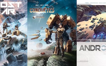 Soleil : Ghost war T2, Conquêtes T3, Androïdes T6