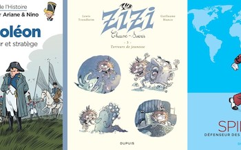 Dupuis : Spirou défenseur des droits de l'Homme, Le fil de l'Histoire … Napoléon, Zizi chauve-souris T3