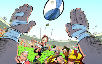 Les rugbymen - Tome 17 - On s'en fout qui gagne tant que c'est nous !