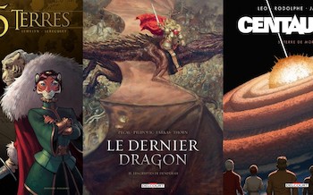 Delcourt : Les 5 Terres T1, Centaurus T5, Le dernier dragon T2