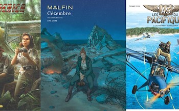 Dupuis : Air america T2, Les As du Pacifique T1, Cézembre T2