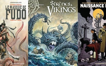 Les Humanoïdes Associés : Le masque de Fudo, T4 Sirènes et Vikings T1, Naissance du tigre