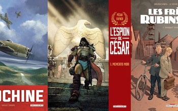 Delcourt : Les frères Rubinstein T1, L'espion de César T1, Indochine T1