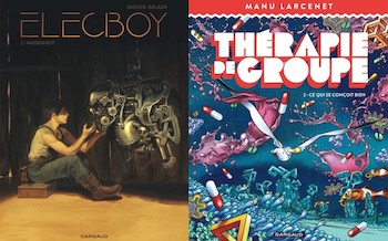 Dargaud : Thérapie de groupe T2, Elecboy T1