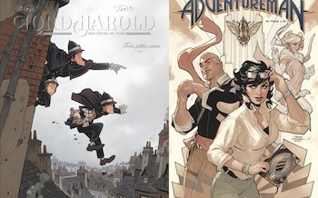 Glénat : Adventureman T1, Les enquêtes de Lord Harold T2