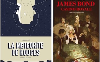 2 claques graphiques : La Météorite de Hodges & James Bond