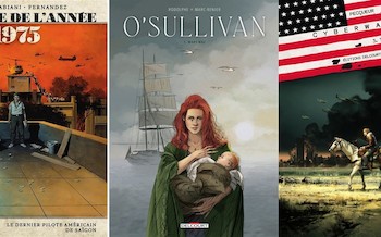 Delcourt : O'Sullivan T1, L'Homme de l'année T17, Cyberwar T3