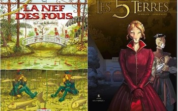 Delcourt : Les 5 Terres T6, La nef des fous T11