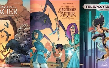 Drakoo : Le Serment de l'acier T2, Téléportation inc. T2, Les Gardiennes d'Aether T1