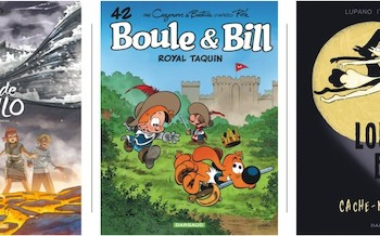 Dargaud : Boule & Bill T42, Le monde de Milo T10, Le loup en slip T6