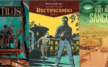 Glénat : Nautilus T2, Rectificando T1, Sangoma