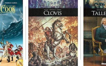 Glénat : Clovis, Talleyrand, James Cook