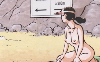 Clémentine à la plage