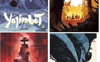 Dargaud : Ladies with guns, Harlem T1, Aristophania T4, Yojimbot T2